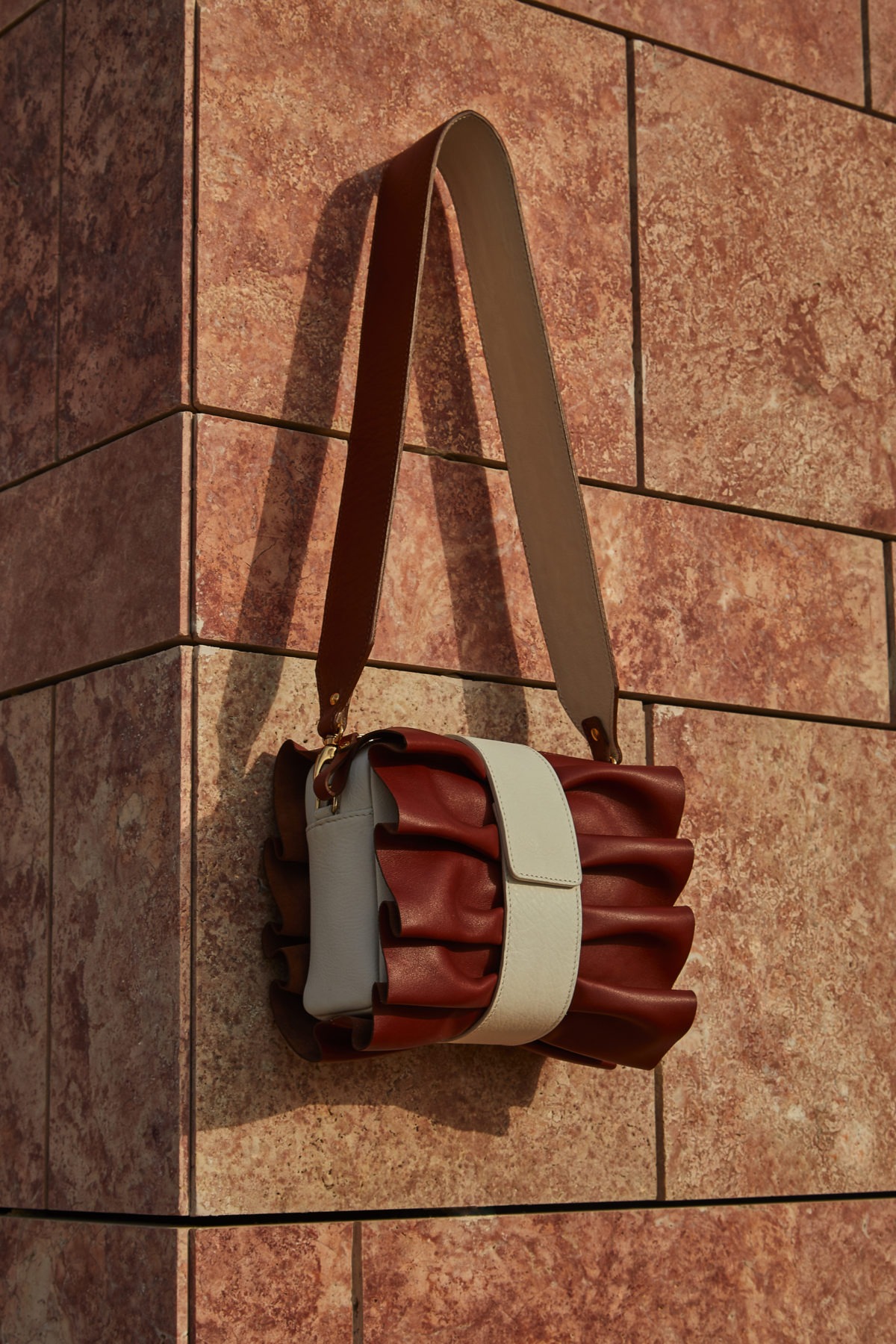 Fashion Collection Doha VCUarts Qatar Student Middle East Emerging Designer Handbag Leather