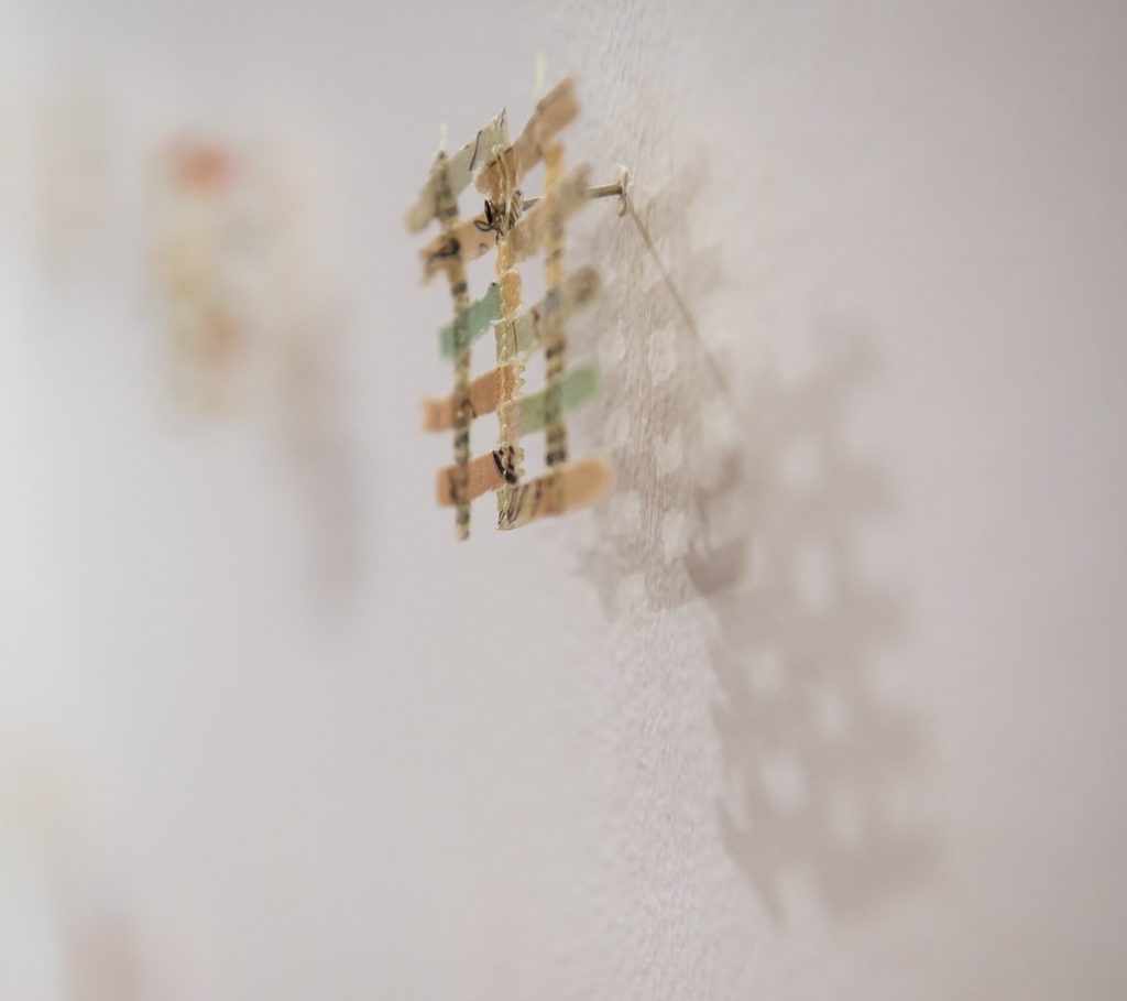 Artwork by Daniella Woolf in the Papercuts exhibition at The Gallery at VCUarts Qatar