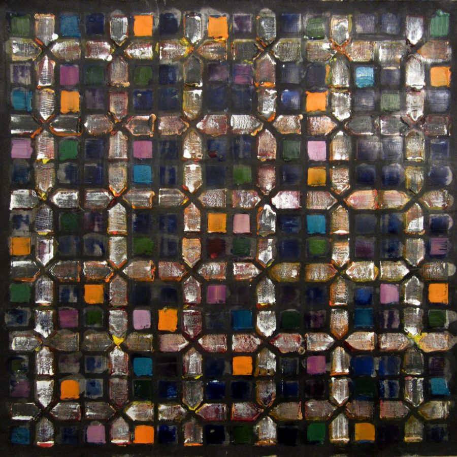 Reni Gower, ‘Hand coded #1’, Encaustic on paper, 2016, ©Reni Gower, VCUarts Reni Gower, 'Hand coded #1', Encaustic on paper, 2016, ©Reni Gower, VCUarts